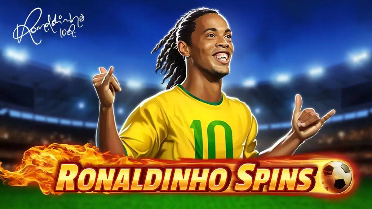 Ronaldinho Spins. Foto: Divulgação/Booming Games.