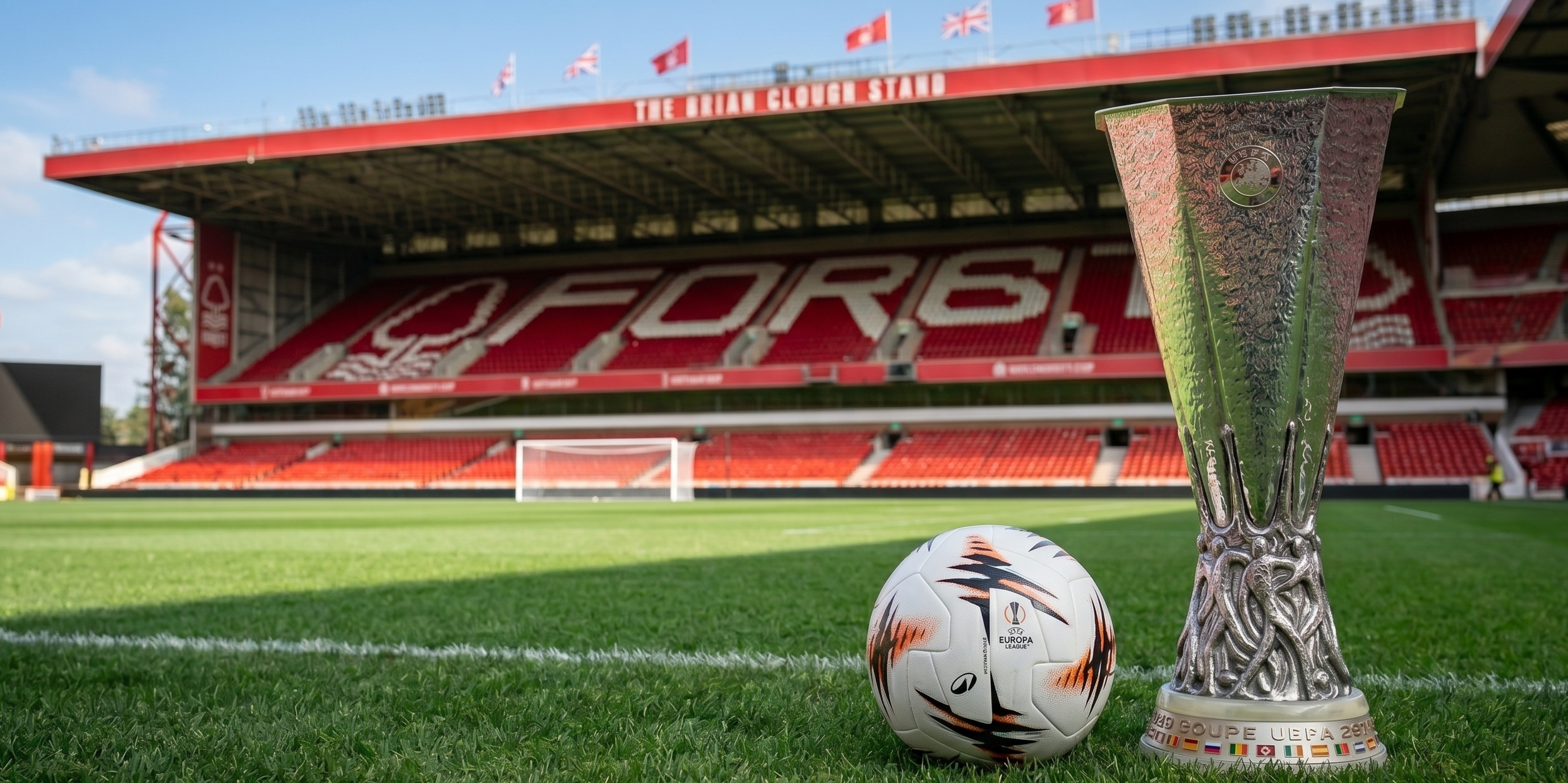 City Ground, estádio de uma das semifinais da Europa League entre Forest x Aston Villa
