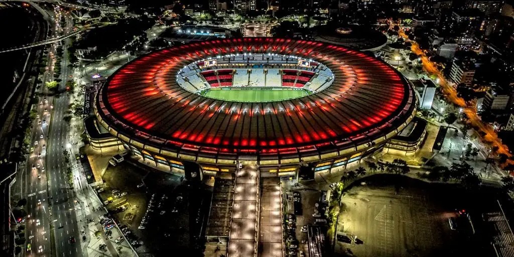 Estádio do Maracanã onde Flamengo x Vasco se enfrentam