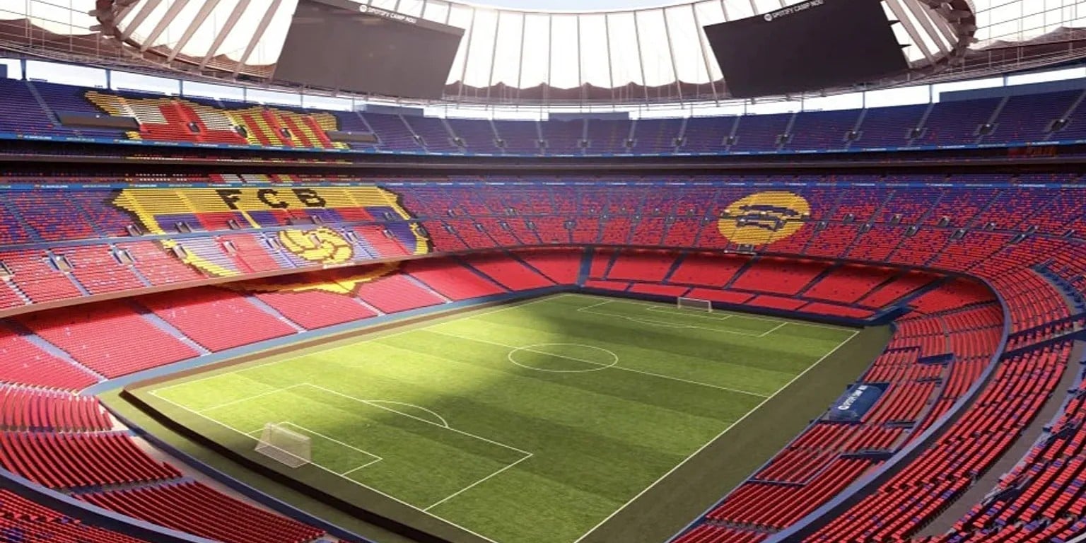 Camp Nou palco de Barcelona x Real Madrid