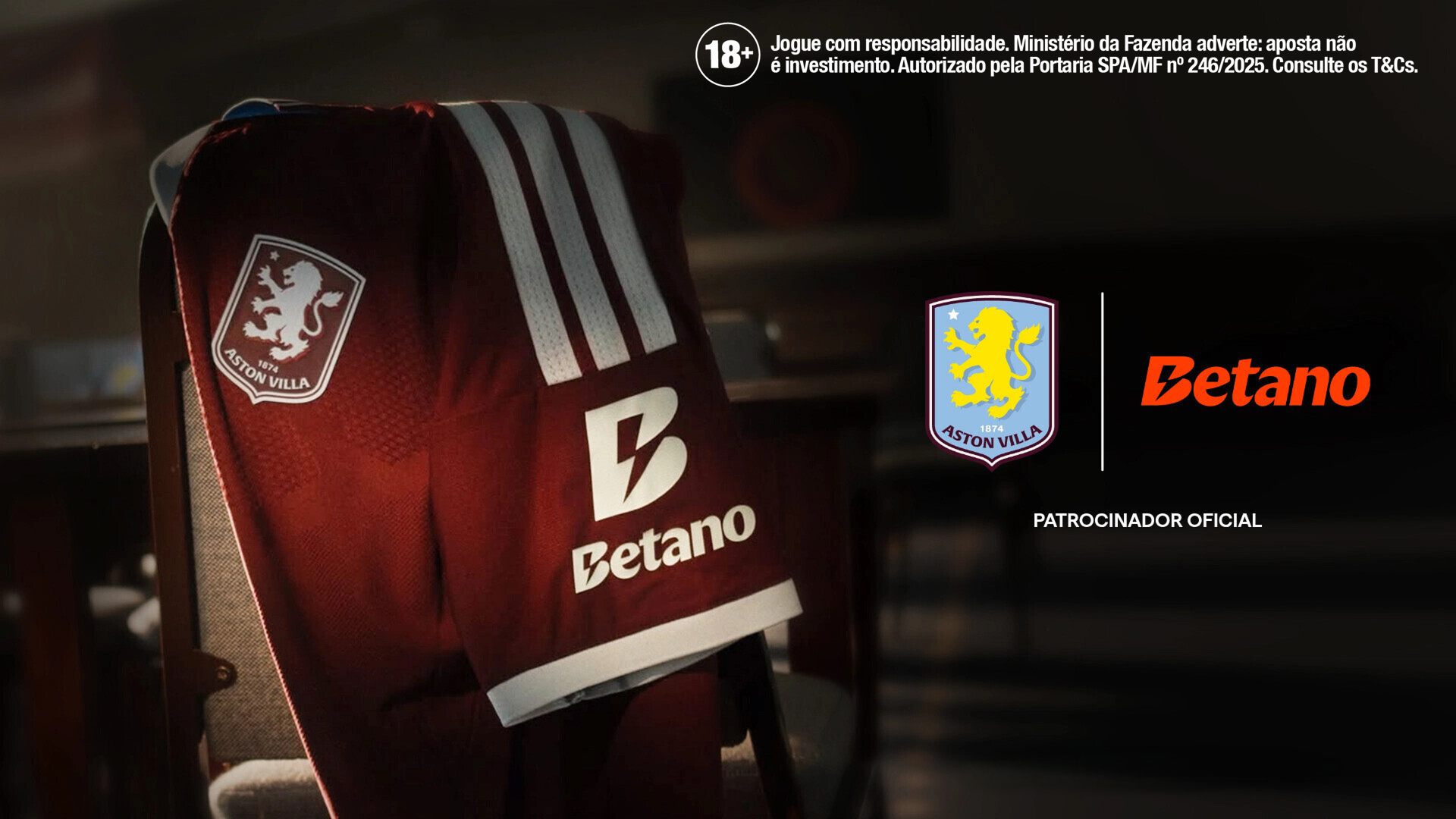 Betano e Aston Villa renovam parceria até 2029