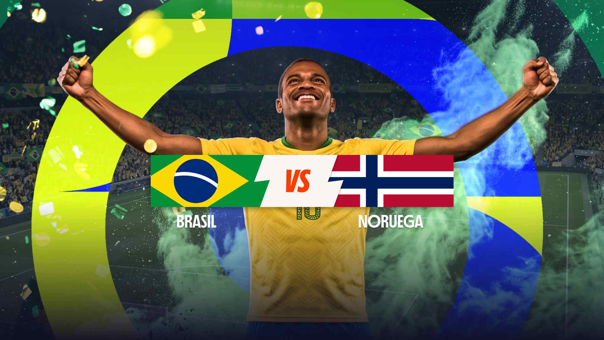 Brasil x Noruega em 05/07 pelas oitavas de final da Copa do Mundo 2026