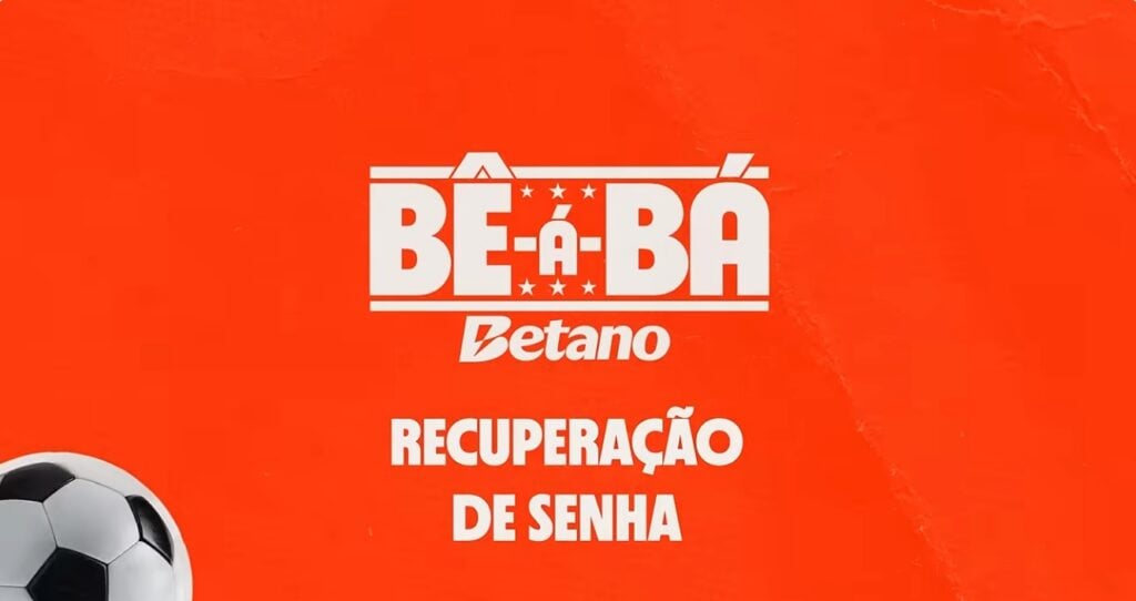 Recuperação de senha Betano